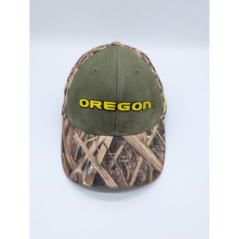University Of Oregon Camo Hat Cap OU Ducks Vintage